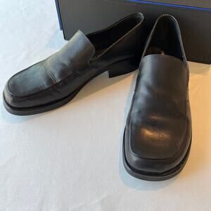 Franco Sarto Bocca Black Leather Loafers | Women's 8.5